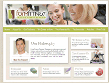 Tablet Screenshot of formfitness.com